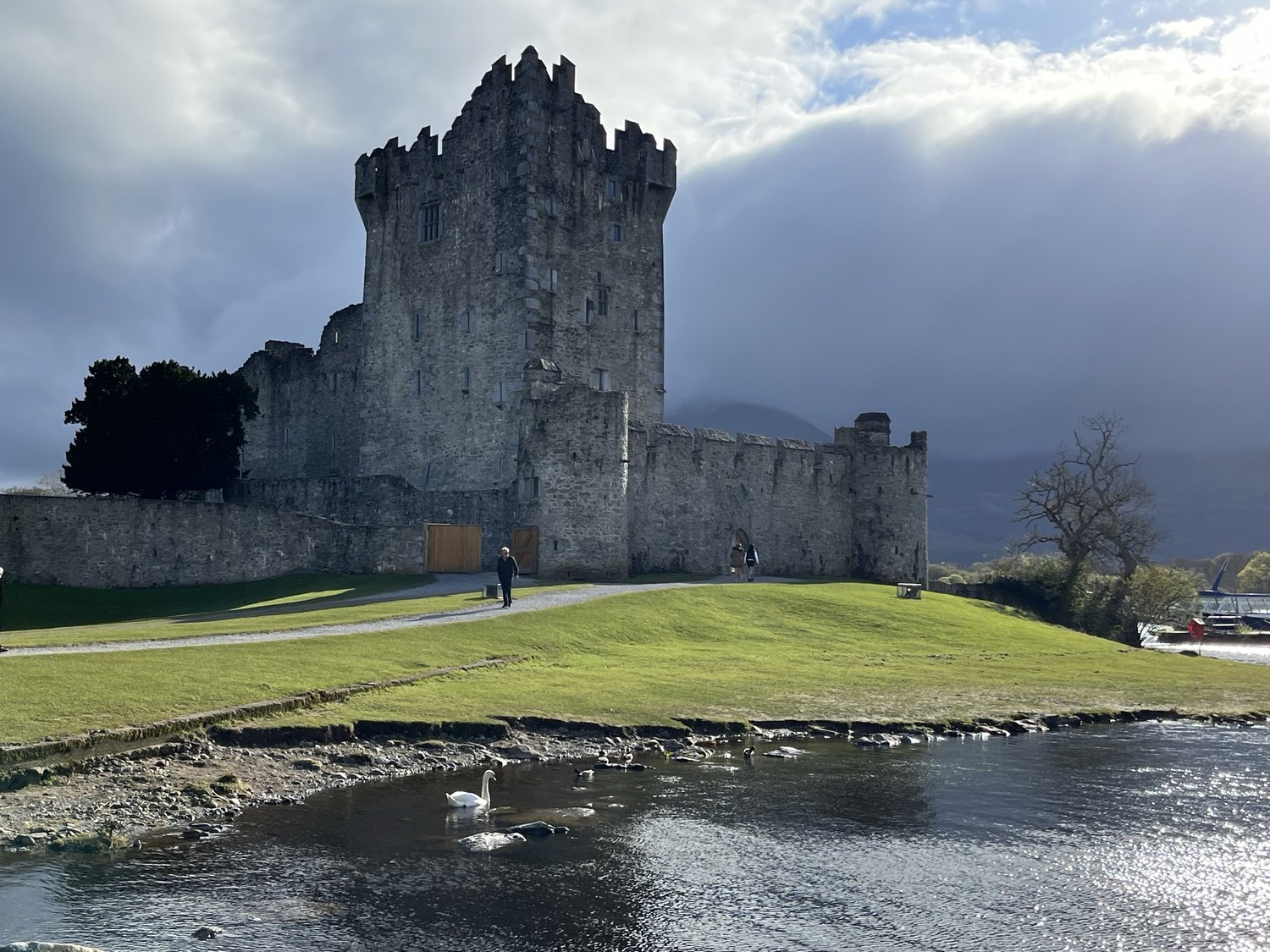 Ross Castle just outside of our launch point in Killarney.