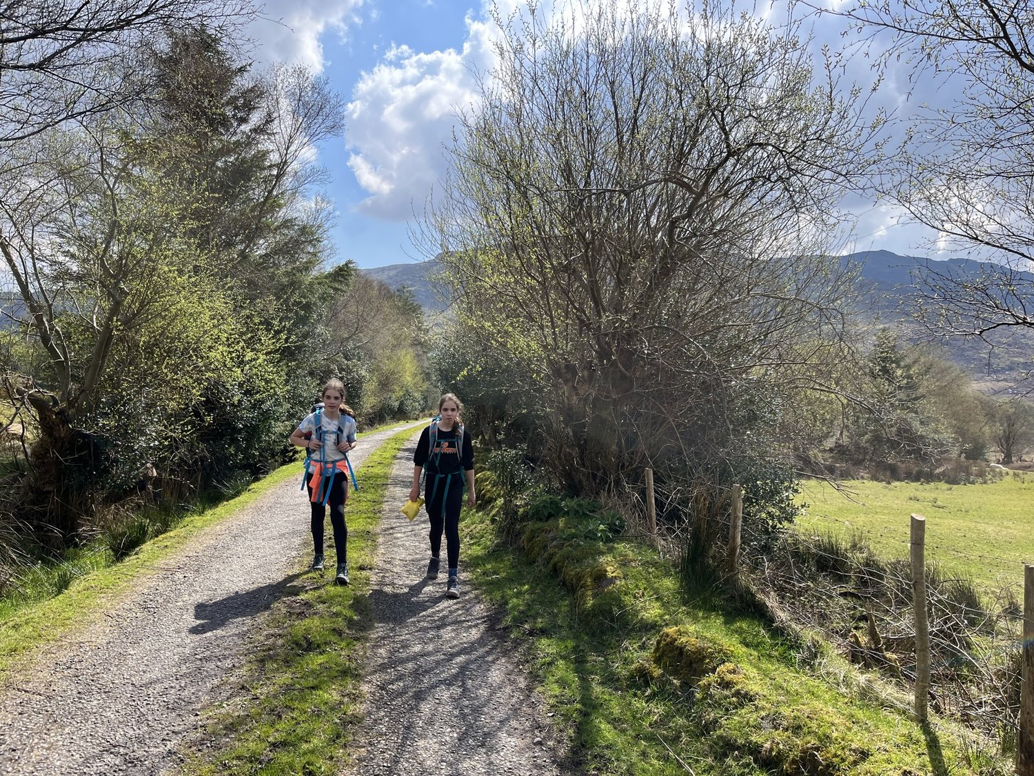 Liliana and Phoebe - Our Official Ireland Scouters